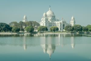View Of Victora Memorial In Kolkata View Of Victora Memorial In Kolkata