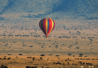 View of tourist balloon Mara Kenya Canva Pro View of tourist balloon Mara Kenya Canva Pro