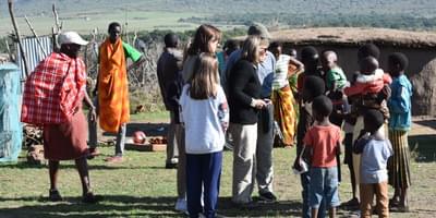 Visiting A Maasai Village Near Saruni Mara