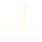 Wanderwell logo on top white