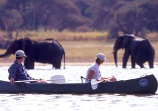 Canoeing In Lake Manyara