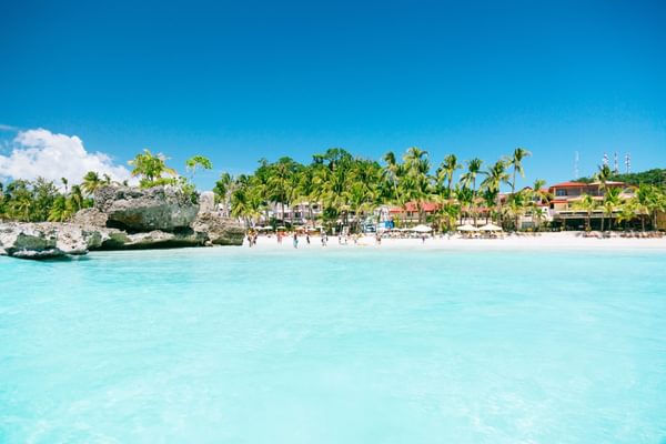 White Beach Boracay sea view Philippines White Beach Boracay sea view Philippines