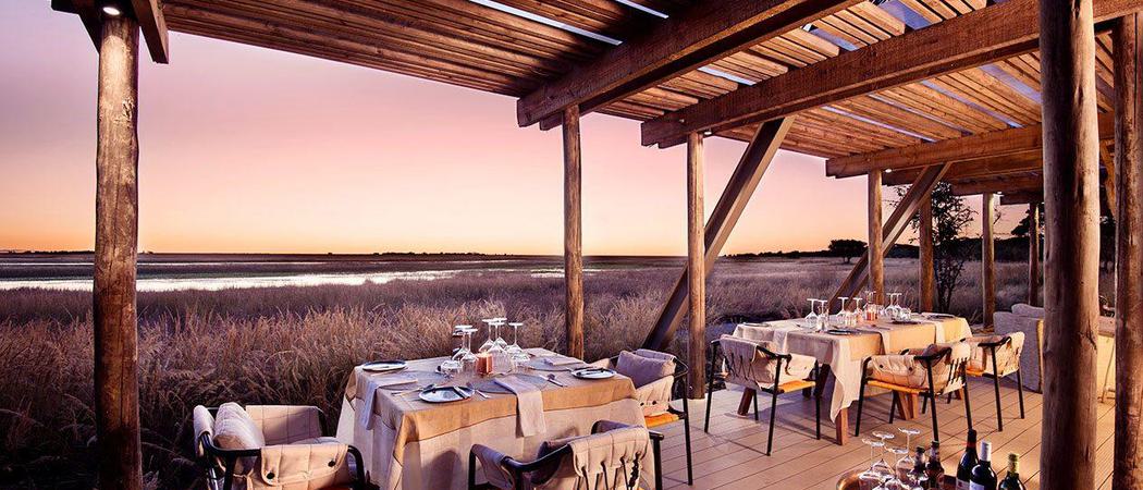 King Lewanika Dining Liuwa zambia