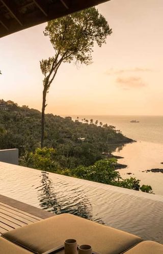 Bedroom view Four Seasons Koh Samui Luxury Resort Thailand