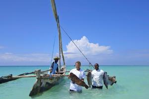 Fishing Off Diani Beach At Almanara Villas