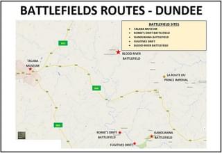 Battlefields Route Map
