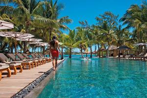 Constance Prince Maurice Walking By Pool