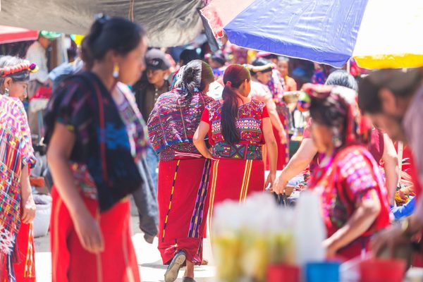 People in traditional dress Guatemala People in traditional dress Guatemala