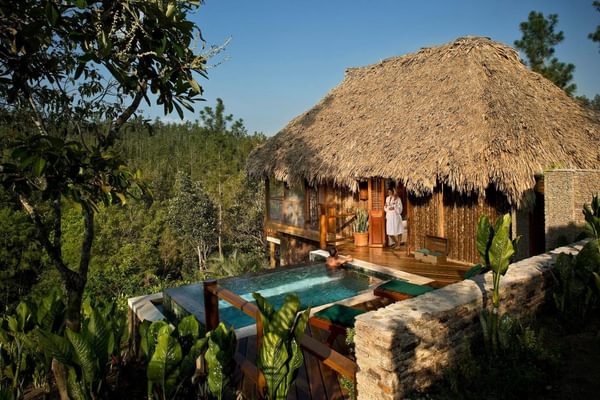 Blancaneaux Lodge private pool Blancaneaux Lodge private pool