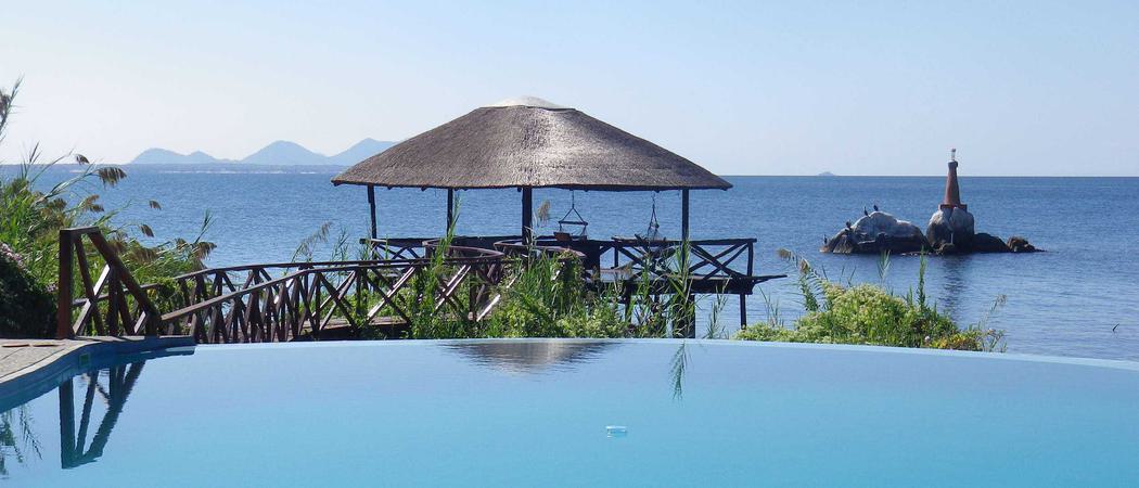 Blue  Zebra  Island Swimming Pool Lake Malawi