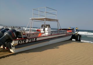 Boat And Tractor