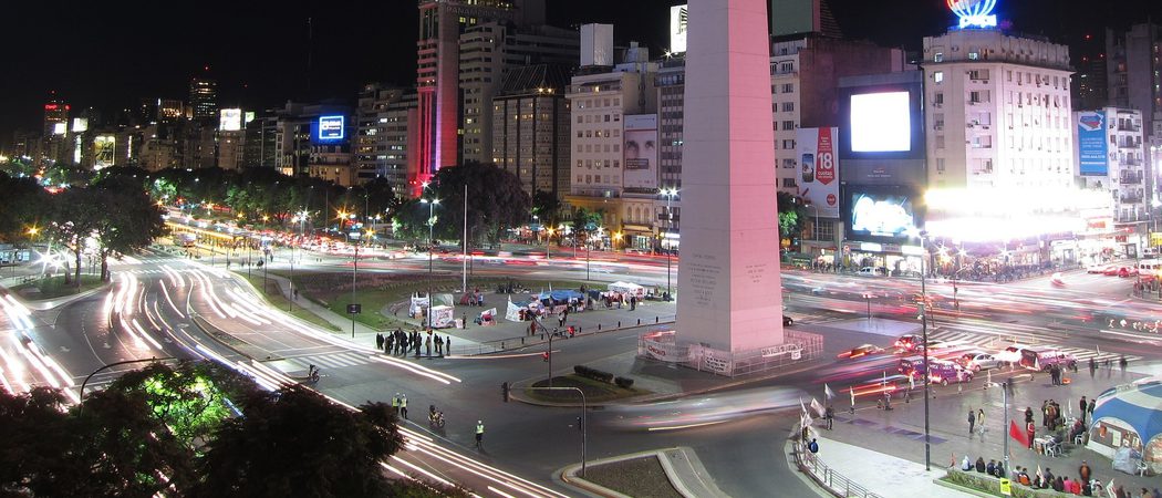 Buenos aires city night Argentina