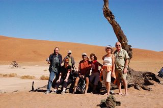 Sunway  Namibia  Sossusvlei Safari Group Photo Sunway  Namibia  Sossusvlei Safari Group Photo