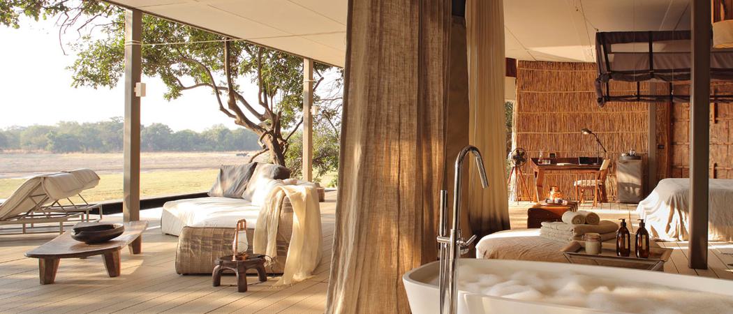 Chinzombo Camp Bedroom South Luangwa