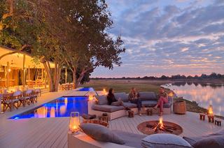 Chinzombo  Camp Camp Fire South Luangwa Zambia Chinzombo  Camp Camp Fire South Luangwa Zambia