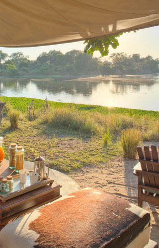 Chongwe River Camp Lounge View Chongwe River Camp Lounge View