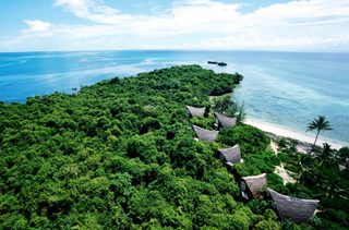 Chumbe Private Island Aerial View Chumbe Private Island Aerial View