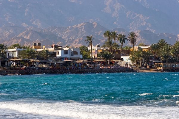 Coastal view of Dahab Egypt Coastal view of Dahab Egypt
