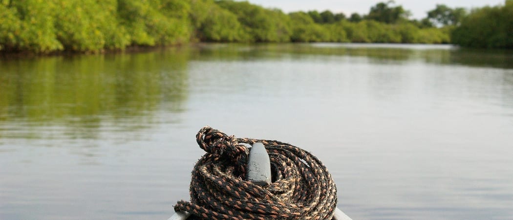 Dugout caneo down river philippines pixabay