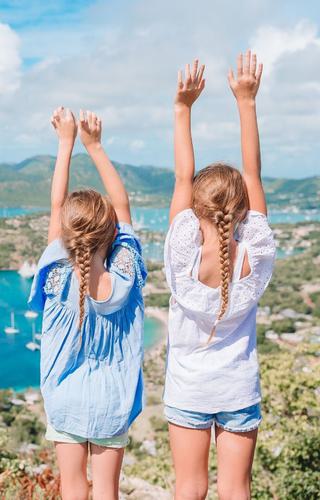 Kids at elevation Antigua Caribbean Canva Pro