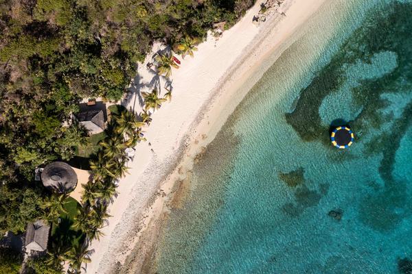 Moskito Island Manchioneel Beach Aerial Moskito Island Manchioneel Beach Aerial