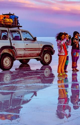 Reflective flats Salt Flats Bolivia