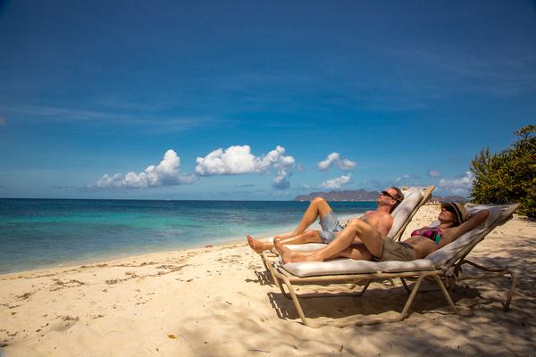 Couple on the beach St Vincent and the Grenadines Couple on the beach St Vincent and the Grenadines