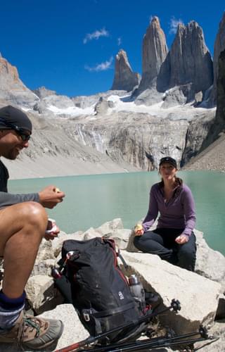 Torres del paine trek excursions patagonia camp
