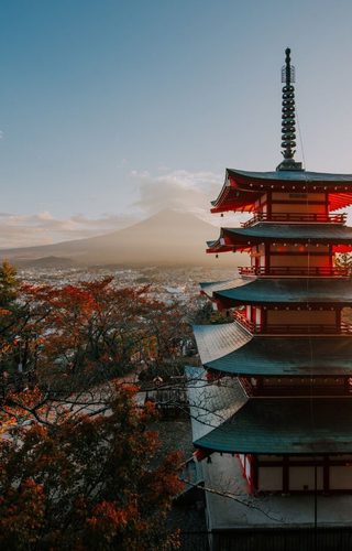 Chureito pagoda Jpaan canva Pro