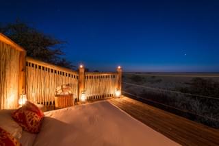 Kalahari  Plains  Camp Rooftop Star Bed