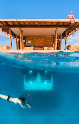 The Manta Resort Underwater Room The Manta Resort Underwater Room