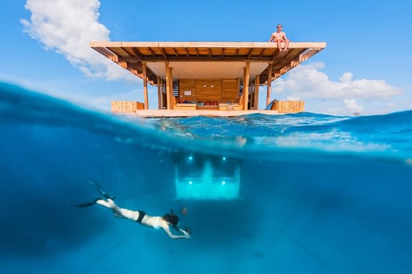 The Manta Resort Underwater Room The Manta Resort Underwater Room