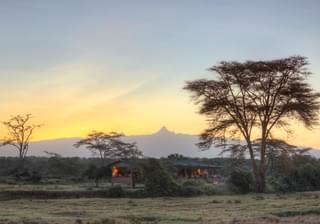 Ol Pejeta Main Area Mount Kenya Sunrise