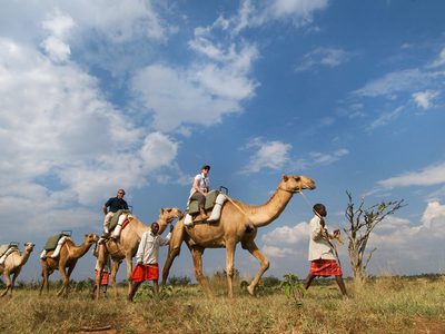 Sosian Lodge Safari Camel Riding