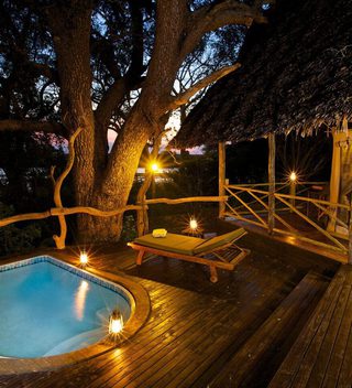 Rufiji River Camp Terrace And Pool Rufiji River Camp Terrace And Pool