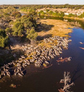 Meno A  Kwena  Aerial  View Meno A  Kwena  Aerial  View