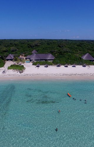 Ossimba Beach Lodge Aerial View