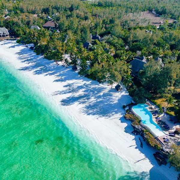 Pongwe beach aerial 2