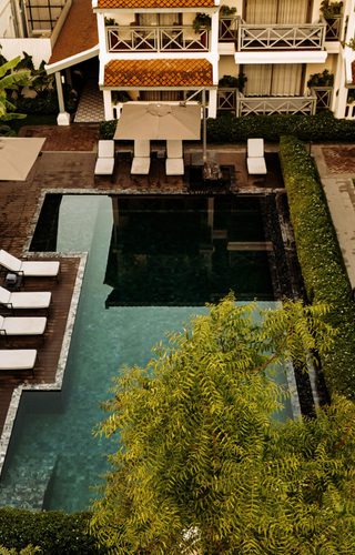 Pool Souphattra Heritage Vientaine Laos Pool Souphattra Heritage Vientaine Laos
