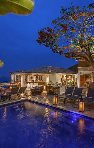Pool night Pousada Vila d'Este Buzios Green Coast Brazil Pool night Pousada Vila d'Este Buzios Green Coast Brazil