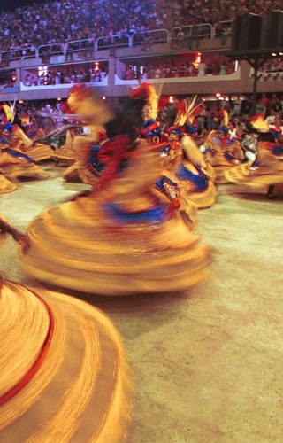 Spinning dancers at Carnival Rio de Janeiro Brazil Canva Pro