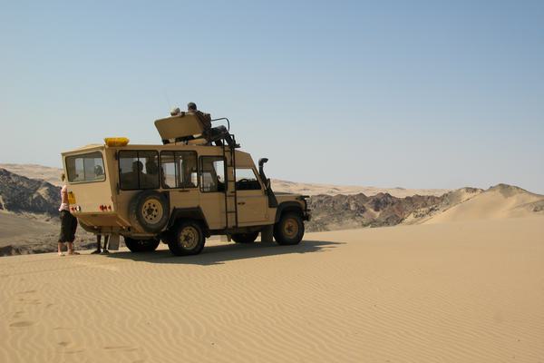 Sandy driving Skeleton Coast Namibia Sandy driving Skeleton Coast Namibia