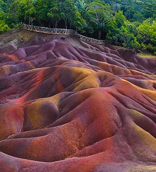 Seven Coloured Earth In Chamarel Seven Coloured Earth In Chamarel