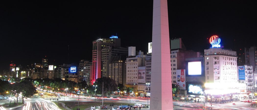 Buenos aires city night Argentina
