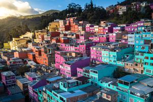Colombia Bogota colourful apartments min Colombia Bogota colourful apartments min