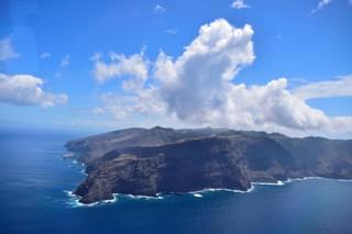 St Helena from above