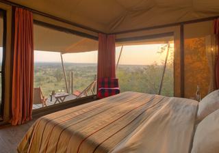 Tent Interior At Eagle View1