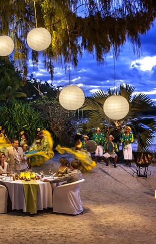 The  Residence  Mauritius  Dinner On The  Shore