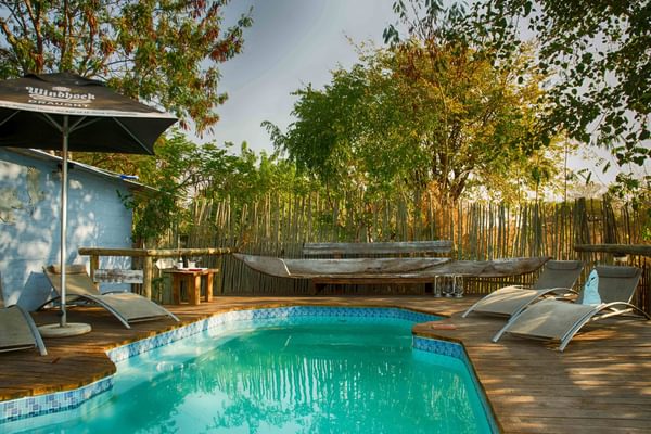 The old house pool view Botswana The old house pool view Botswana