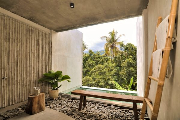 Outdoor pool One bedroom villa mountain view Tiing Tejakula Villas Bali Indonesia Outdoor pool One bedroom villa mountain view Tiing Tejakula Villas Bali Indonesia